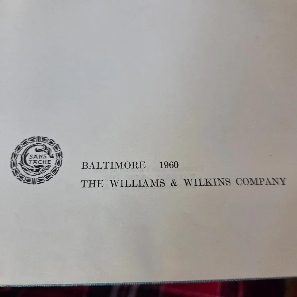 Cates Primary‎ Anatomy Fourth Edition Hardcover Medical Textbook Basmajian 1960